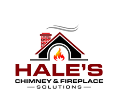 Hale's chimney logo graphic with house and chimney with smoke